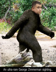 George Zimmerman as Bigfoot