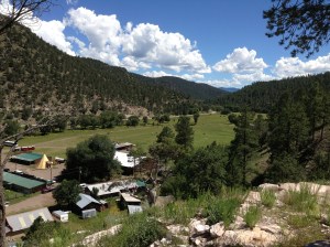 Overlooking Apache Creek Camp