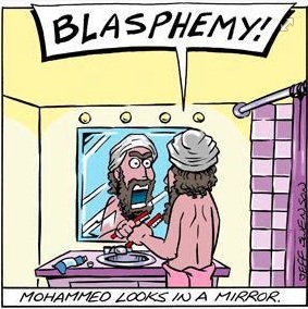 Cartoon in response to the Charlie Hebdo act of terrorism.