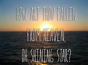 Satan sinned and God waited...