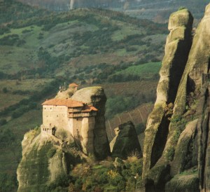 Monasteries can be peaceful, but they are deliberately away from society.