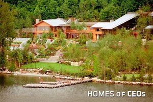 It might be difficult to see, but there's a lot to this home owned by Bill Gates.