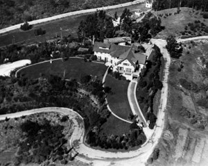 The home of Douglas Fairbanks and Mary Pickford in the 1920s.