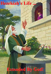 God had predetermined the end of Hezekiah's life...